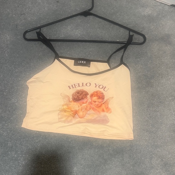 Cider Tops - Cider Cherub Tank Top suze small